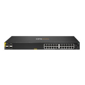 HPE Aruba Networking CX 6000 24G Class4 PoE 4SFP 370W Switch Administreret L3 Gigabit Ethernet (10/100/1000) Strm over Ethernet (PoE) 1U
