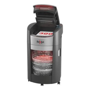 Rexel ShredMax AutoFeed+ 300X papirmakulator, P4, 300 ark, 25 l affaldsbeholder