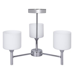 Activejet Klassisk lysekrone vedhng loftslampe MIRA krom triple 3xE27 til stuen