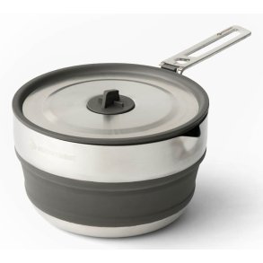 Sea To Summit Detour Pot 1,8 L Gr�, Rustfrit st�l