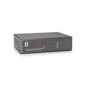 LevelOne FEP-0812 netv�rksswitch Fast Ethernet (10/100) Str�m over Ethernet (PoE) Sort