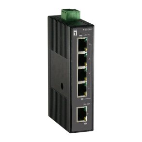 LevelOne IES-0500 netv�rksswitch Ikke administreret Fast Ethernet (10/100) Sort