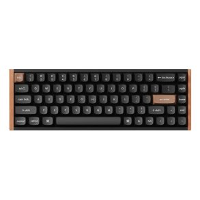 Keychron K6 HE tastatur Universel USB + Bluetooth Brun, Sort