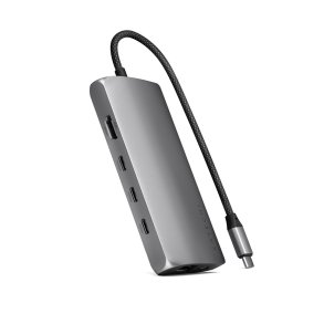 Satechi ST-P8KEM dockingstation Ledningsf�rt USB 3.2 Gen 1 (3.1 Gen 1) Type-C Gr�