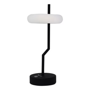 Techly I-LAMP-TABLE2 bordlampe Ikke-udskiftelig pre(r) 2 W LED Sort, Hvid