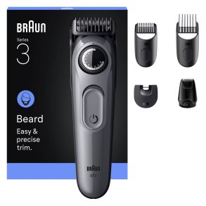 Braun BeardTrimmer 3 80789789 skg trimmer Vekselstrm/batteri 20 2 cm Sort