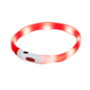 HILTON LED-silikone 1,4x0,8x40 cm med USB - hundehalsbnd