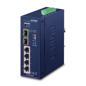 PLANET IGS-624HPT netv�rksswitch Ikke administreret Gigabit Ethernet (10/100/1000) Str�m over Ethernet (PoE) Bl�