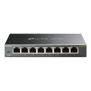 TP-Link TL-SG108E netv�rksswitch Administreret L2 Gigabit Ethernet (10/100/1000) Sort