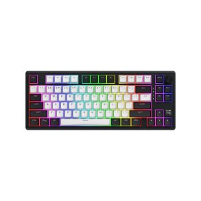 HATOR Skyfall 80 MAG ULTIMA 8K wireless tastatur Spil USB + RF Wireless + Bluetooth QWERTY US engelsk Sort, Hvid
