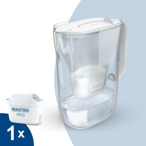 Dzbanek filtrujcy Brita Style Essential+1 Maxtra Pro PP (biay)