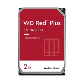 Western Digital Red Plus harddisk 2 TB 5400 rpm 64 MB 3.5