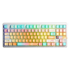 AULA Gasket F87 Pro V2 Orange Soda Kailh Meteorite Ice Cream RGB tastatur