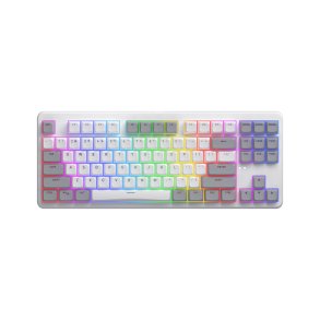 HATOR Rockfall 3 TKL Wireless tastatur Universel USB + RF Wireless + Bluetooth QWERTY Engelsk Hvid