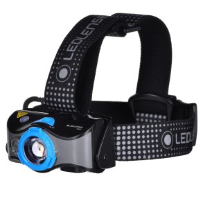 Ledlenser MH7 Sort, Bl Hovedbnd lommelygte LED