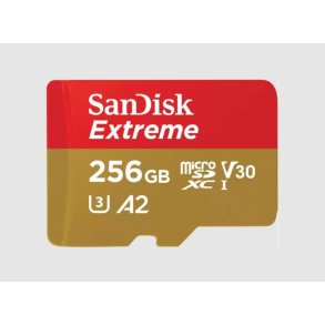 SanDisk Extreme 256 GB MicroSDXC UHS-I Klasse 10