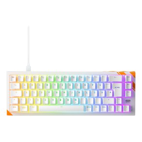 CHERRY K5 PRO TMR COMPACT tastatur Spil USB QWERTZ Tysk Orange, Hvid