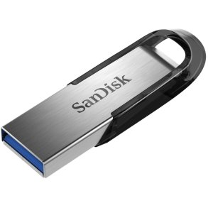 SanDisk Ultra Flair USB-ngle 32 GB USB Type-A 3.2 Gen 1 (3.1 Gen 1) Sort, Rustfrit stl