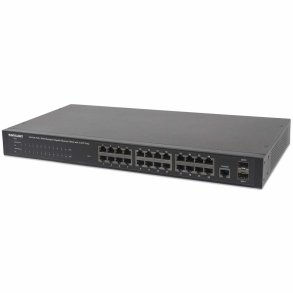 Intellinet 560559 netvrksswitch Administreret Gigabit Ethernet (10/100/1000) Strm over Ethernet (PoE) Sort