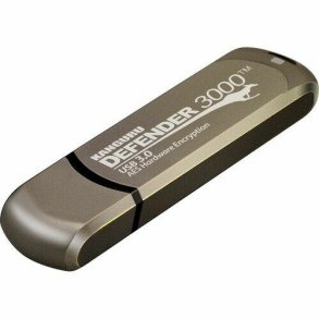 iStorage Kanguru Defender 3000 USB-ngle 256 GB USB Type-C 3.2 Gen 1 (3.1 Gen 1) Gr