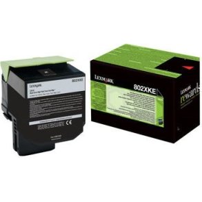 Lexmark 80C2XKE tonerpatron 1 stk Original Sort