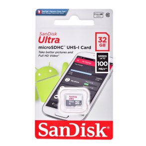 Sandisk Ultra microSDHC hukommelseskort 32 GB Klasse 10