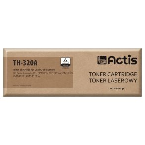 Actis Tonerpatron TH-320A (erstatning HP 128A CE320A; Standard; 2000 sider; sort)