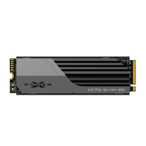 SILICON POWER PCIe Gen 4x4 XS70 Internt solid state-drev SSD 1TB M.2 2280 NVMe 1.4 (SP01KGBP44XS7005) Sort, Gr