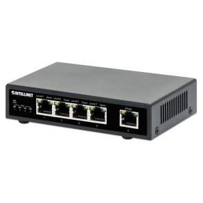 Intellinet 561839 netvrksswitch Gigabit Ethernet (10/100/1000) Strm over Ethernet (PoE) Sort