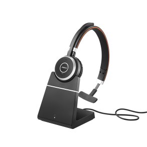 Jabra Evolve 65 SE Headset Kabel & trdls Opkald/musik Micro-USB Bluetooth Opladningsstativ Sort