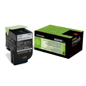 Lexmark 80C2HKE tonerpatron 1 stk Original Sort