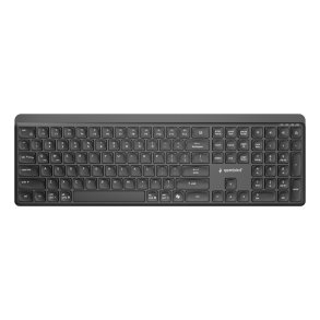 Gembird KB-WPS-03 tastatur Kontor RF tr�dl�s + Bluetooth QWERTY US International Sort