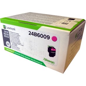 Lexmark 24B6009 tonerpatron 1 stk Original Magenta