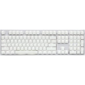 Ducky One 2 White Edition tastatur Universel USB Tysk Hvid