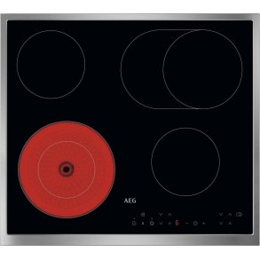 AEG TN64RA06XB Sort Indbygget 60 cm Keramisk 4 zone(s)
