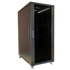 Extralink 32U 600x1000 standing rackmount cabinet black Fritstende reol Sort