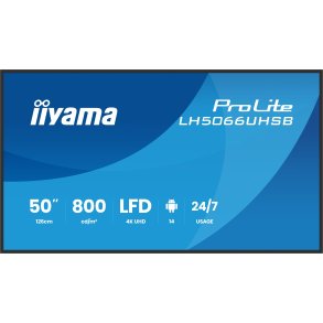 iiyama LH5066UHSB-B1AG skilte display Digital fladpaneldisplay 127 cm (50
