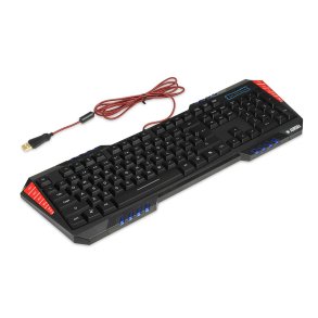 iBox IKS855 tastatur USB Engelsk Sort