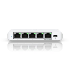 Ubiquiti UniFi Flex Mini 2.5G Administreret 2.5G Ethernet (100/1000/2500) Strm over Ethernet (PoE) Desktop Hvid