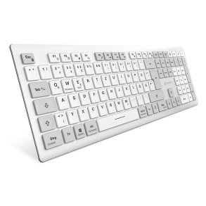 Sharkoon OfficePal K30W wh tastatur Hjemme/kontor USB QWERTZ Tysk Hvid