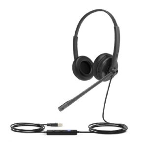 Yealink UH34 Headset Ledningsf�rt Kontor/Callcenter Sort
