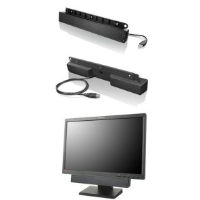 Lenovo USB Soundbar Sort 2.0 kanaler 2,5 W