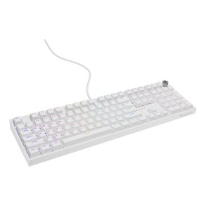 KLAWIATURA DLA GRACZY GENESIS THOR 404 US PODWIETLENIE RGB MECHANICZNA BIAA GATERON YELLOW PRO