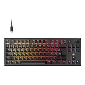 Corsair K70 CORE TKL tastatur Spil USB QWERTZ Tysk Sort