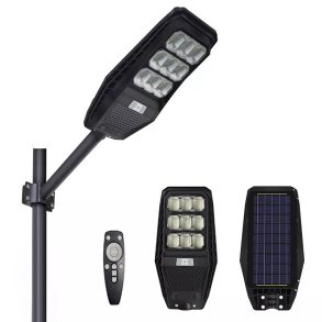 PIONEER 120W SOLAR LAMPS + PANEL 10W + 12000mAh + PILOT & MOVEMENT SENSOR