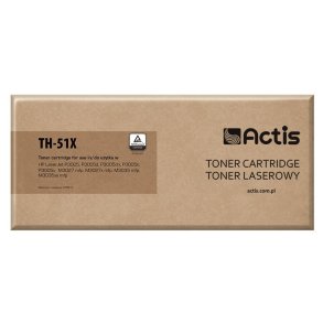 Actis Tonerpatron TH-51X (erstatning HP 51X Q7551X; Standard; 13000 sider; sort)