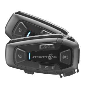 Interphone U-COM 8R Motorcykel-intercom 1600 m Sort