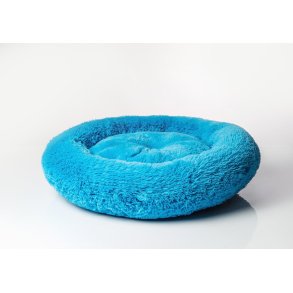 GO GIFT Shaggy blue L - seng til kledyr - 66 x 66 x 10 cm
