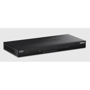 Trendnet TEG-S3160 netv�rksswitch Ikke administreret 2.5G Ethernet (100/1000/2500) Desktop Sort