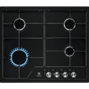 Electrolux EGS6424K kogeplade Sort Indbygget 60 cm Gaskogeplade 4 zone(s)